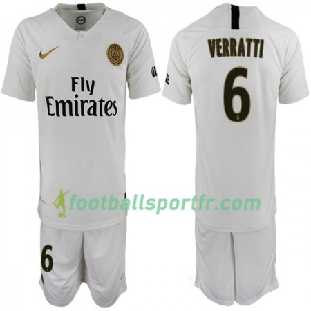 Tenue Paris Saint Germain Verratti 6 Enfant Extérieur 2018-2019 Maillot de Foot